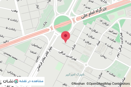 نشانی و نقشه مکان شرکت